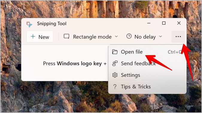 snipping tool windows 11