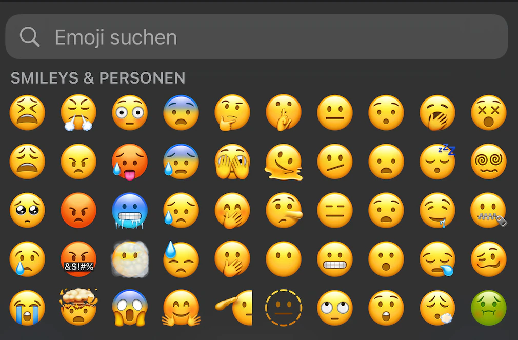 Новые функции обновления Emoji в ios 15.4: новые фкнкции включают лицо с жестом